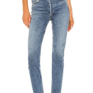 Agolde Riley High Rise Straight Crop